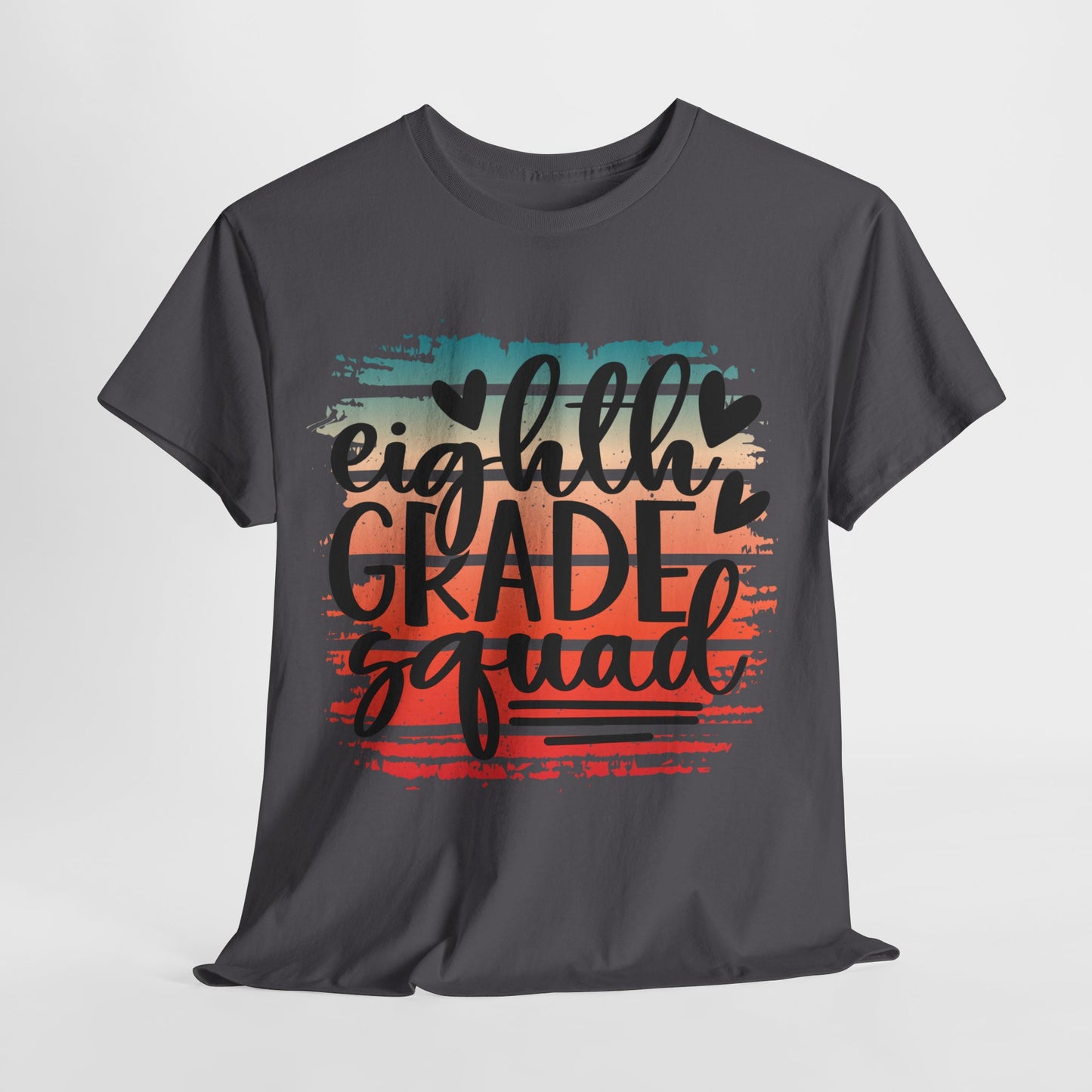 Eighth Grade Squad Boho Retro Design Class TShirt