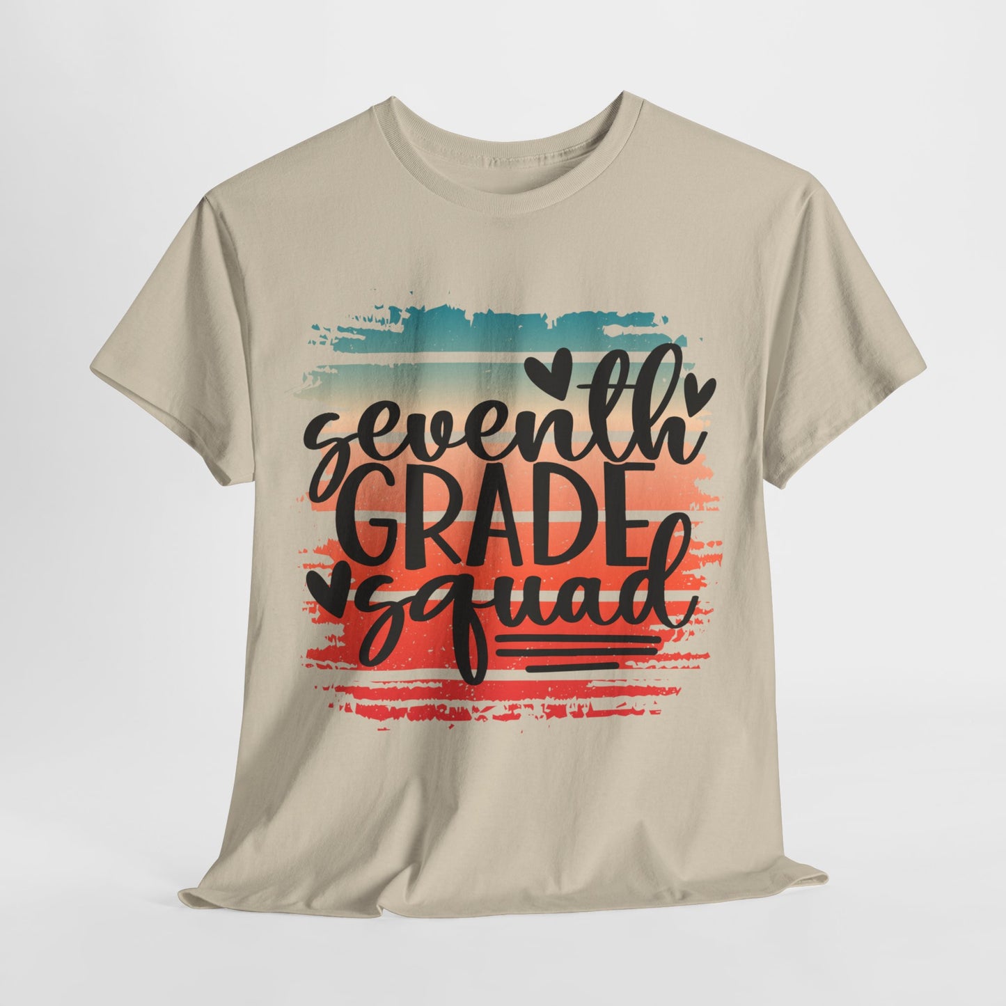 Boho Retro Seventh Grade Squad Class TShirt