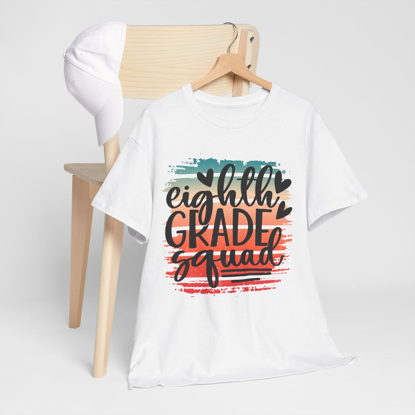 Eighth Grade Squad Boho Retro Design Class TShirt