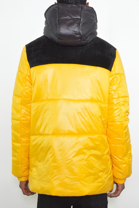Retro Style Mens Puffer Jacket