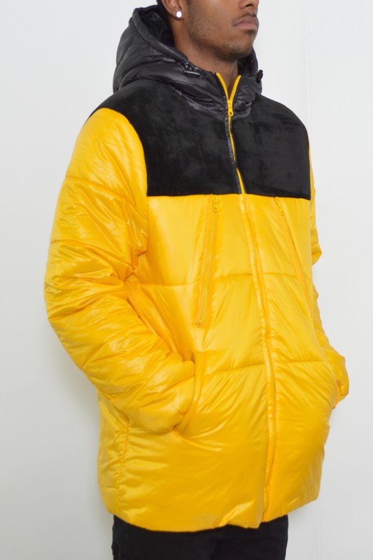Retro Style Mens Puffer Jacket