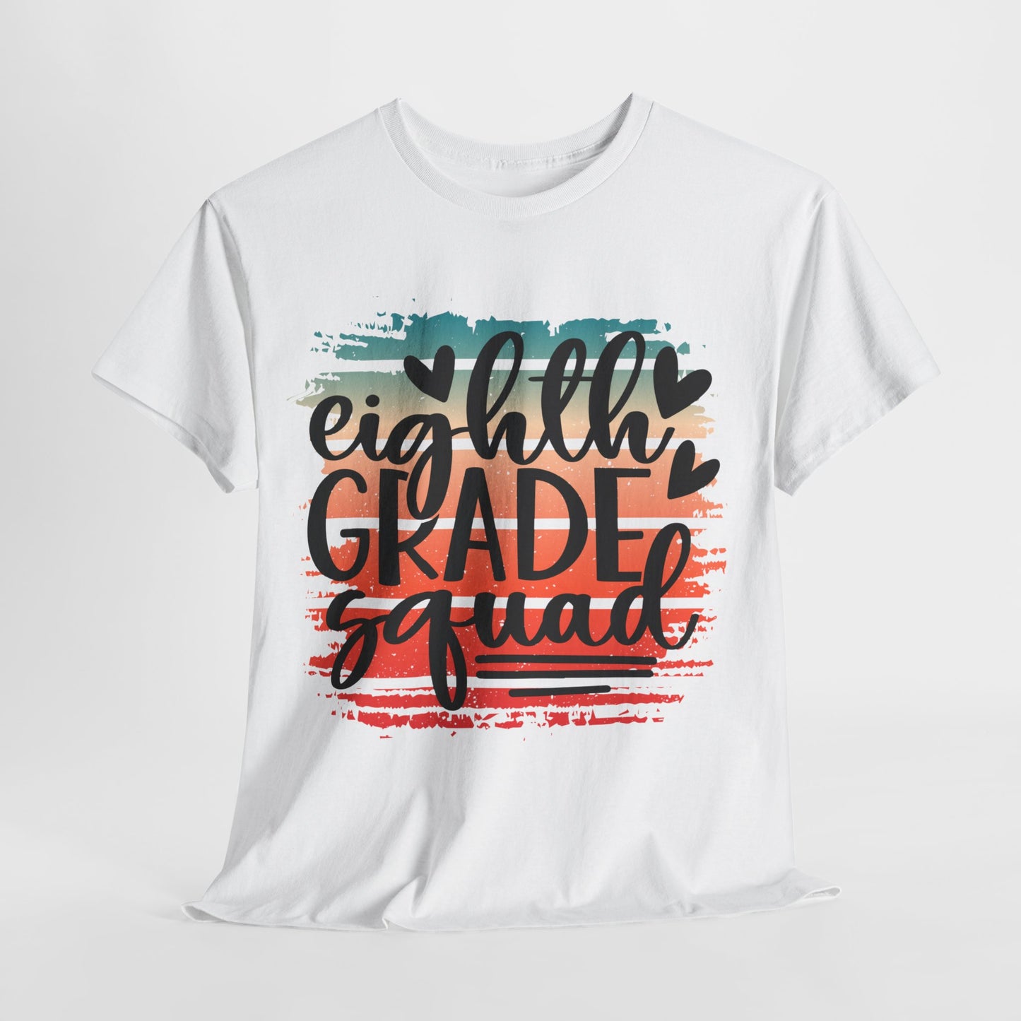 Eighth Grade Squad Boho Retro Design Class TShirt