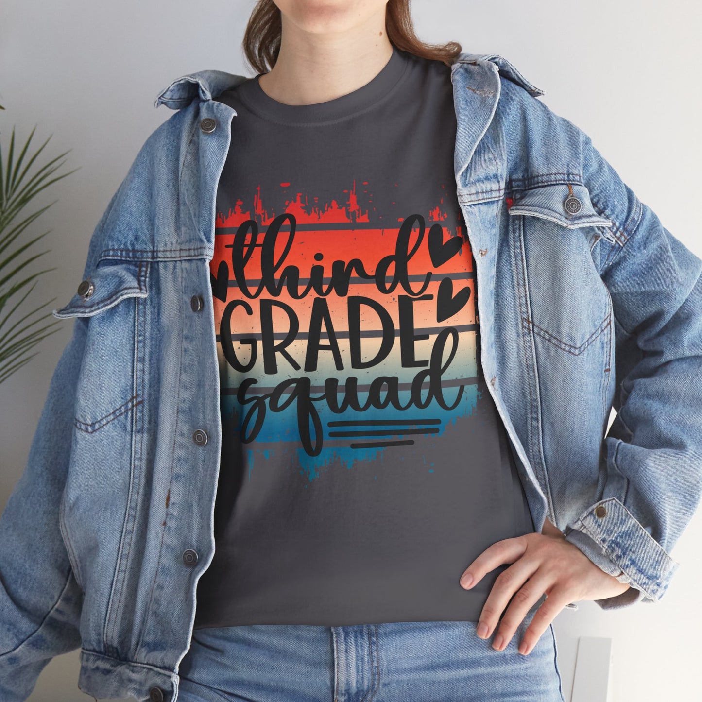Third Grade Squad Teacher Team TShirt