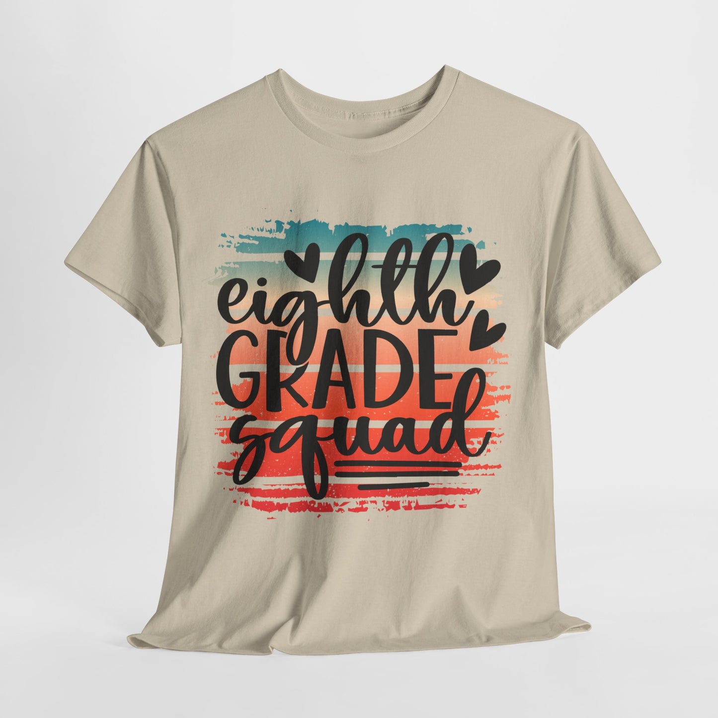 Eighth Grade Squad Boho Retro Design Class TShirt