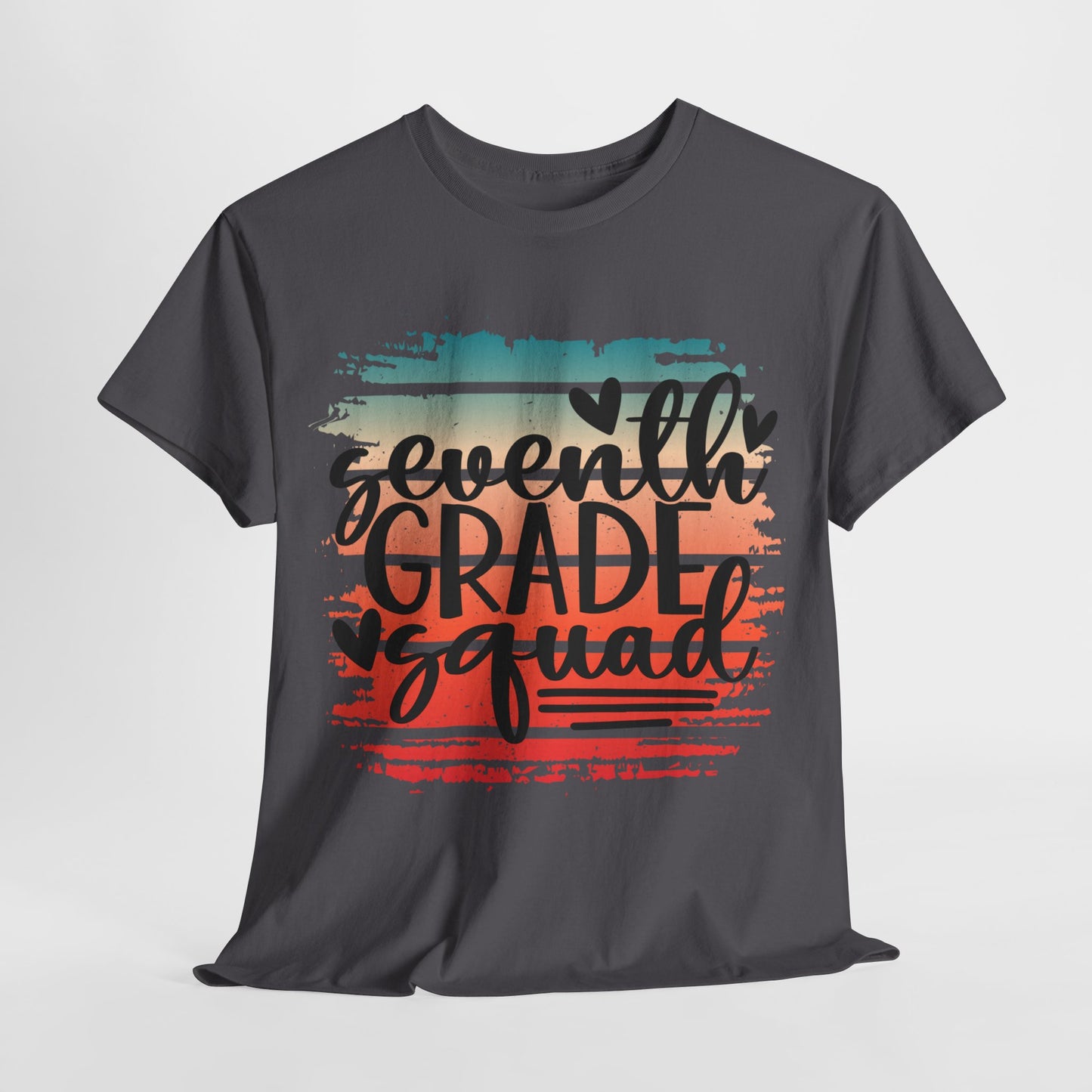 Boho Retro Seventh Grade Squad Class TShirt