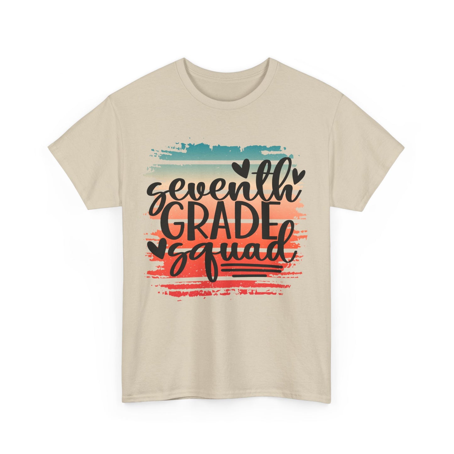 Boho Retro Seventh Grade Squad Class TShirt