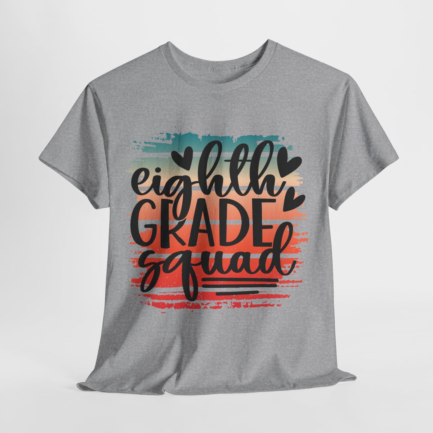 Eighth Grade Squad Boho Retro Design Class TShirt