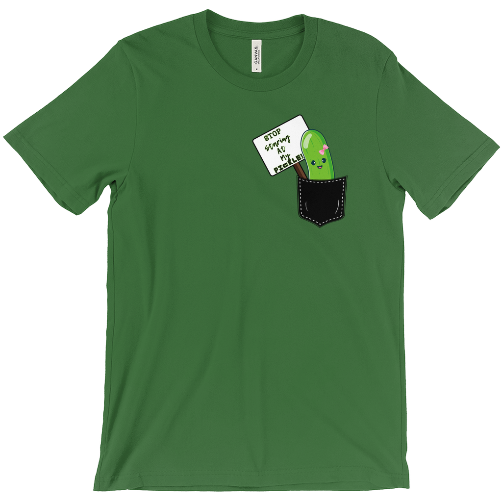 Stop Staring At My Pickle Funny T-Shirts