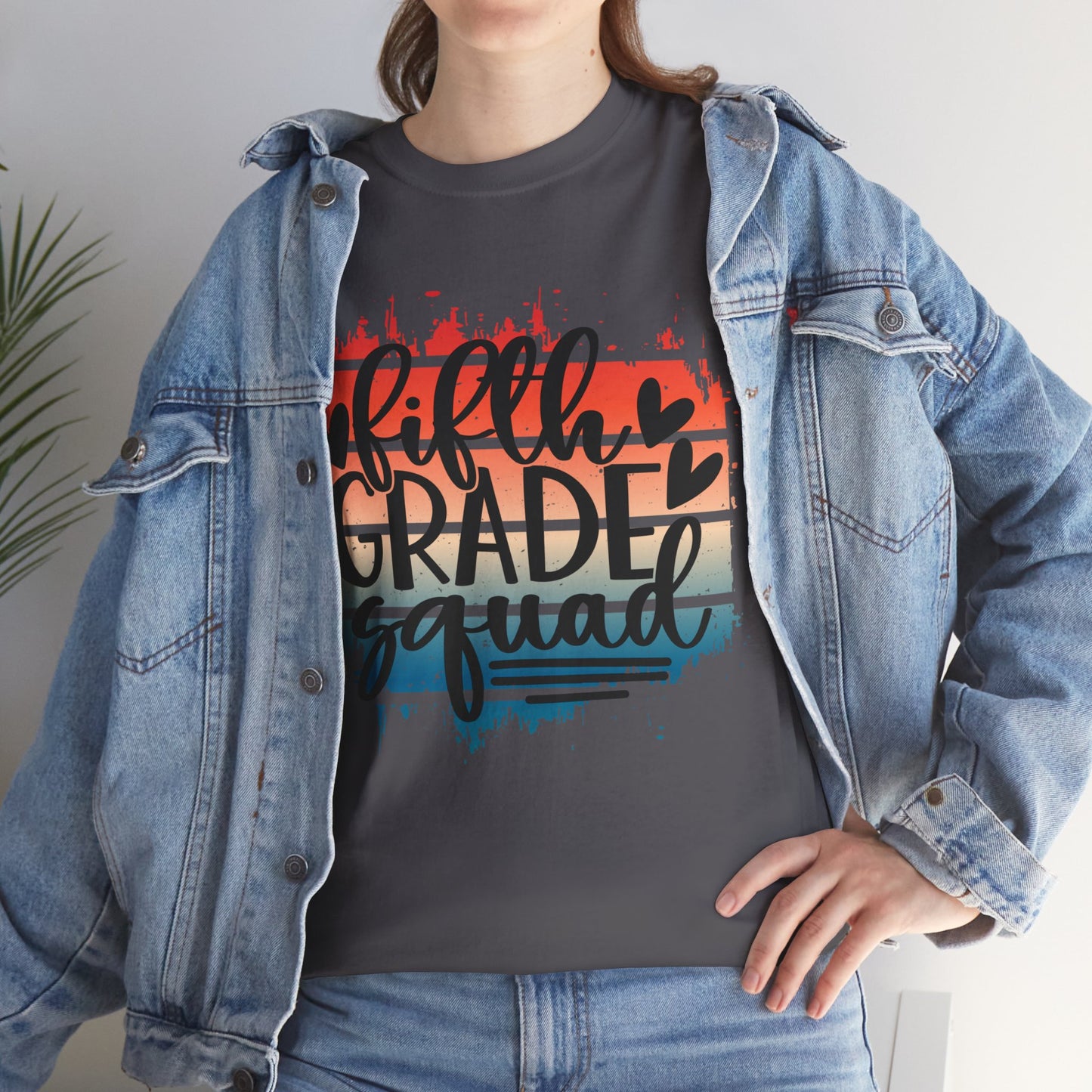 Boho Design Fifth Grade Squad Classroom TShirt