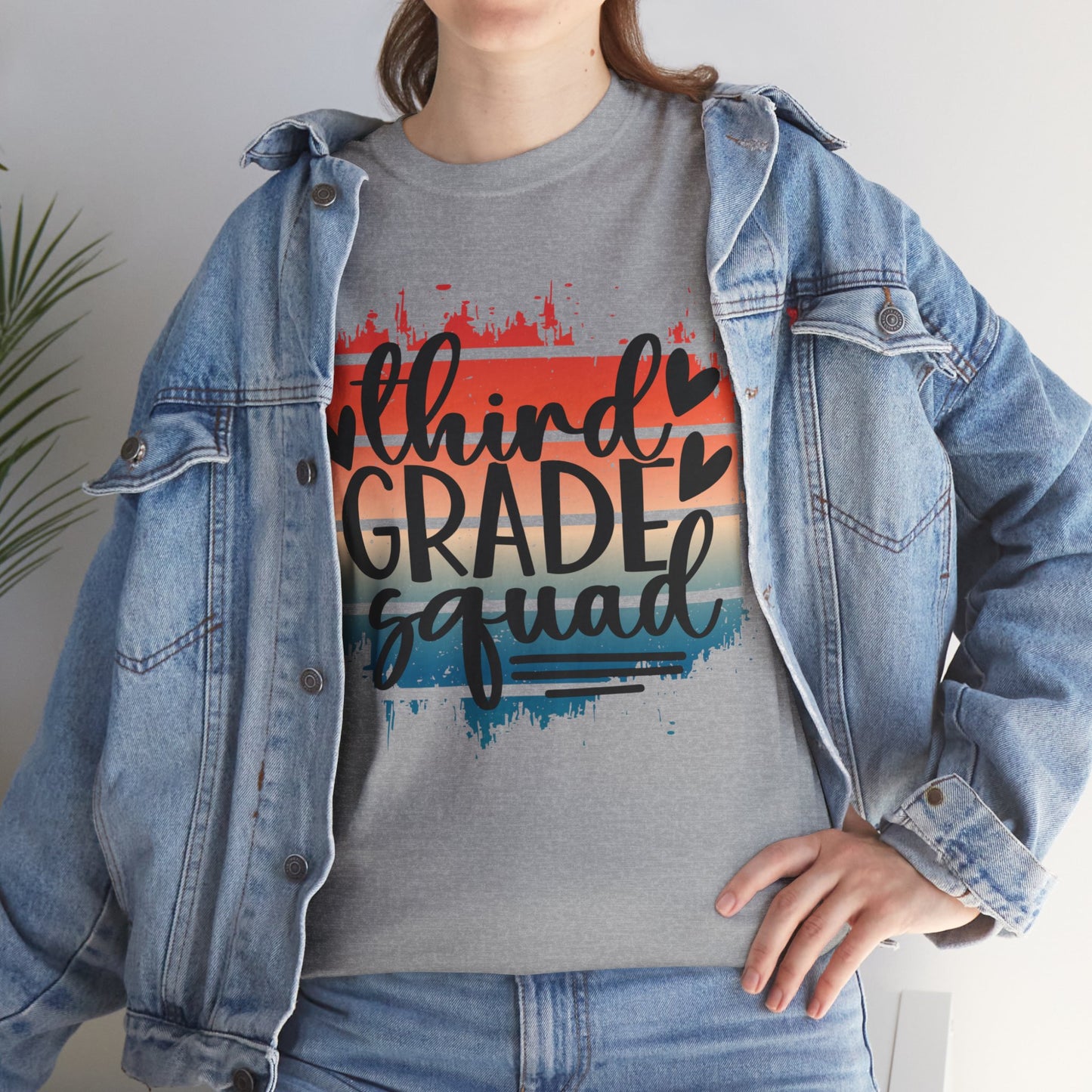 Third Grade Squad Teacher Team TShirt