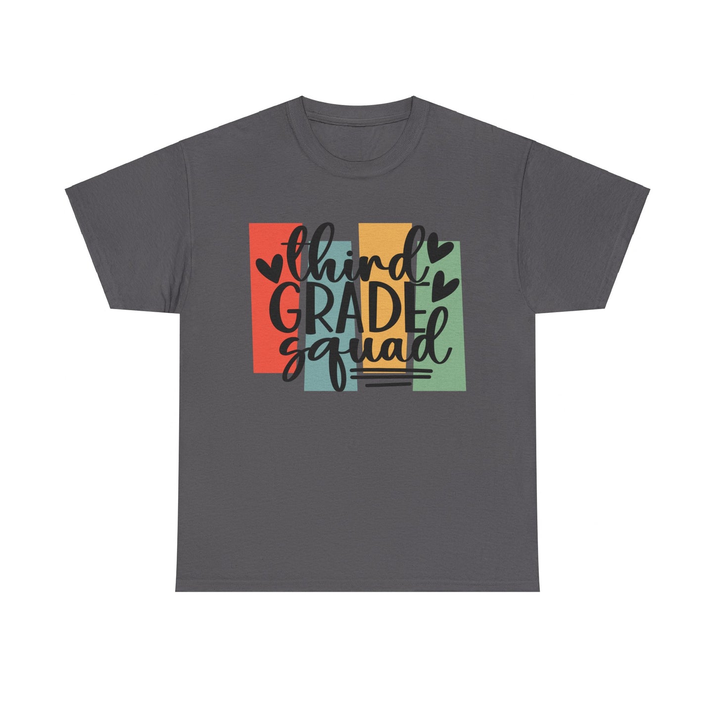 Retro Third Grade Squad Classroom Tshirt