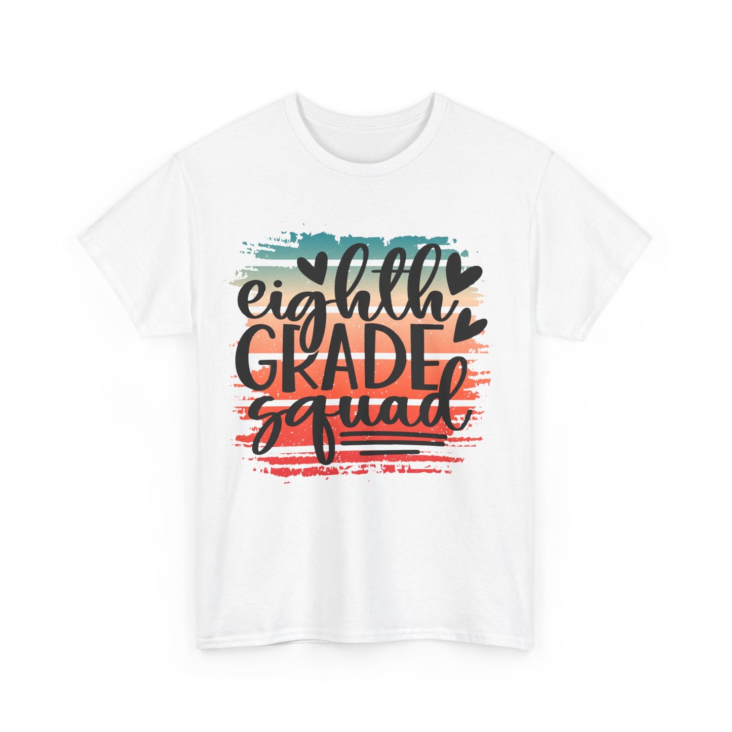Eighth Grade Squad Boho Retro Design Class TShirt