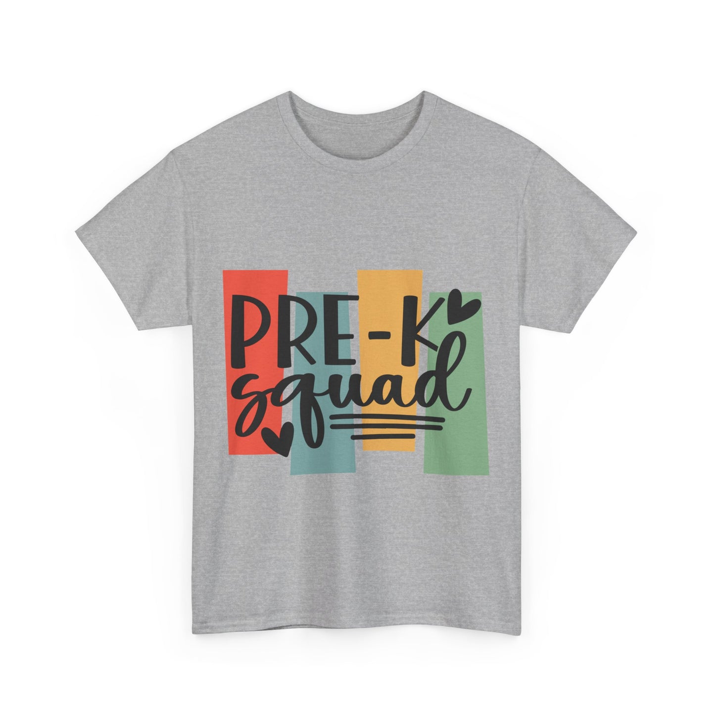 Retro Design Pre-K Squad Team School Shirt