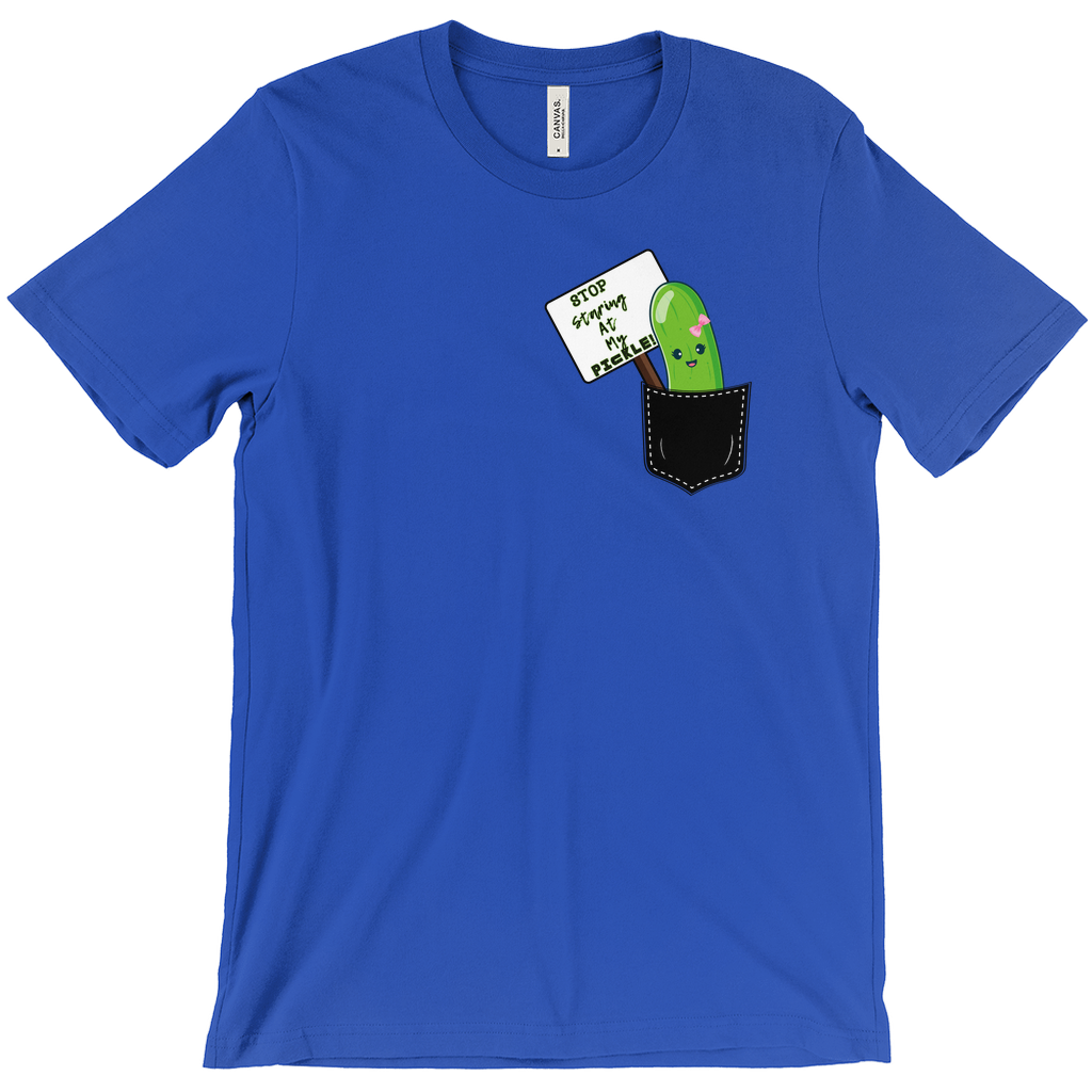 Stop Staring At My Pickle Funny T-Shirts