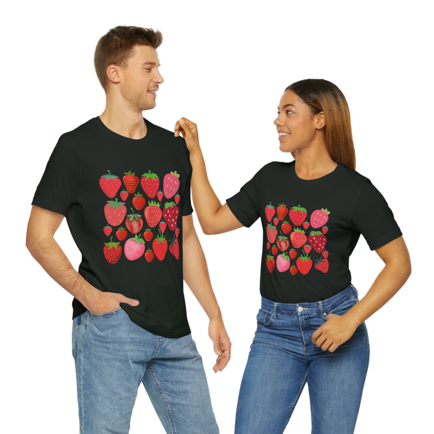 Strawberry Garden Short Sleeved Tshirt