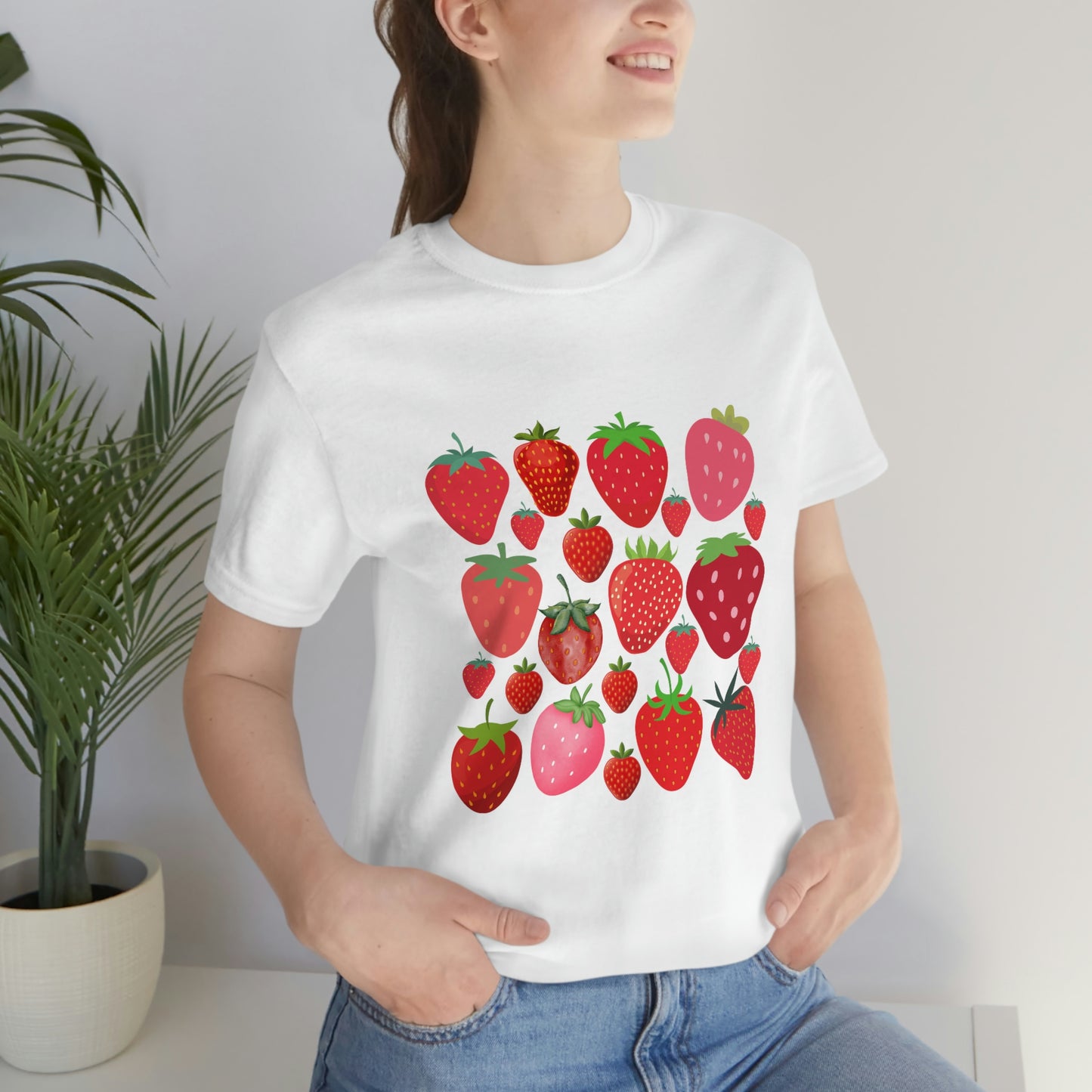 Strawberry Garden Short Sleeved Tshirt