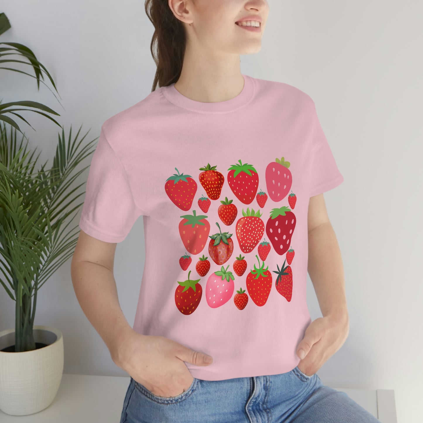 Strawberry Garden Short Sleeved Tshirt