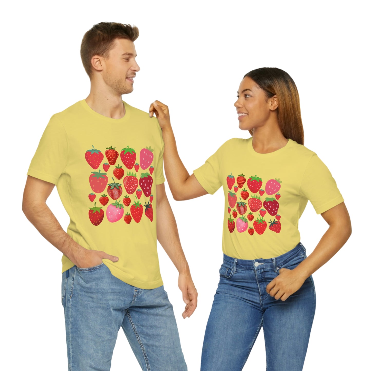 Strawberry Garden Short Sleeved Tshirt