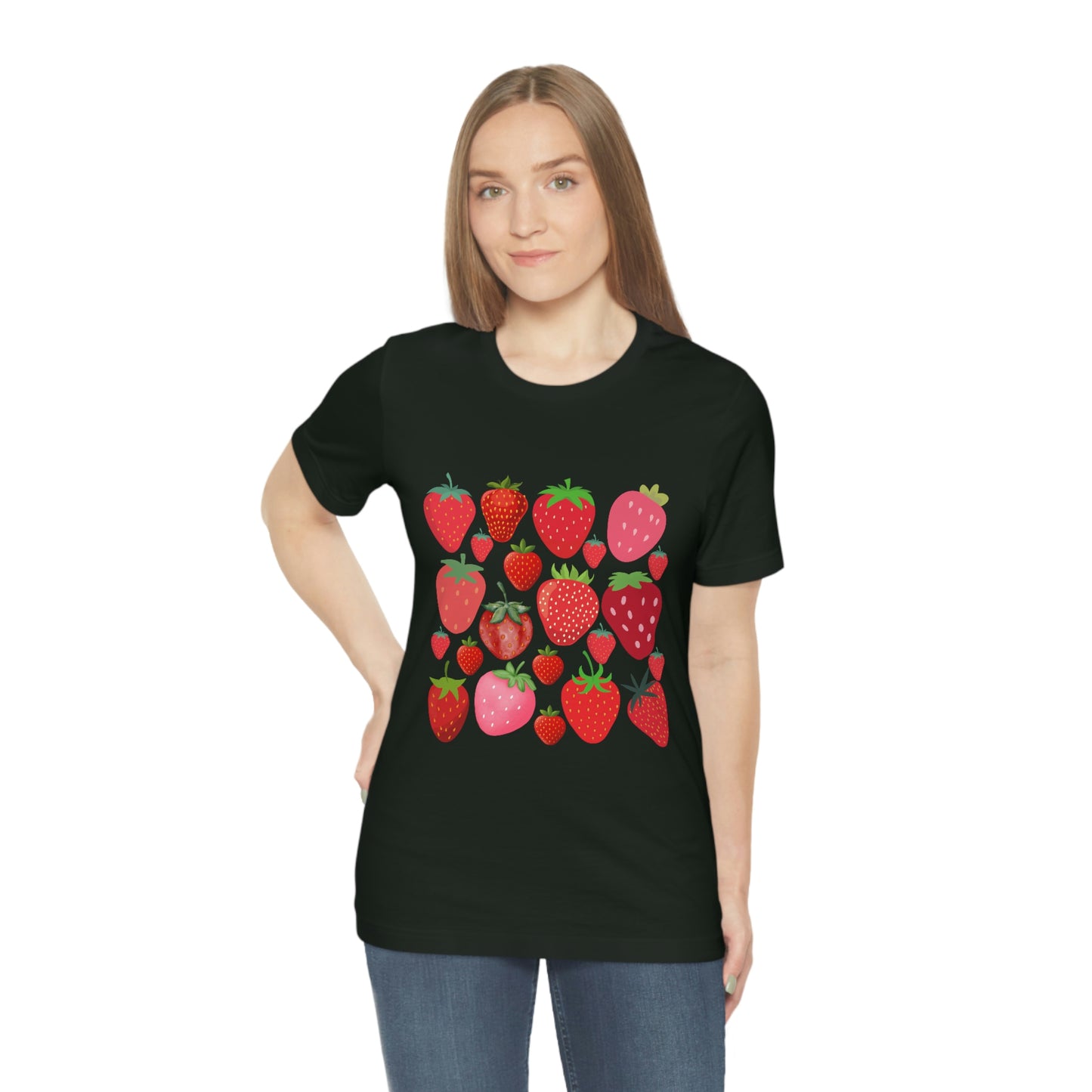 Strawberry Garden Short Sleeved Tshirt