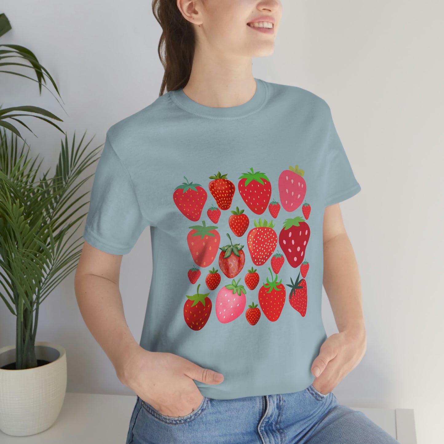 Strawberry Garden Short Sleeved Tshirt