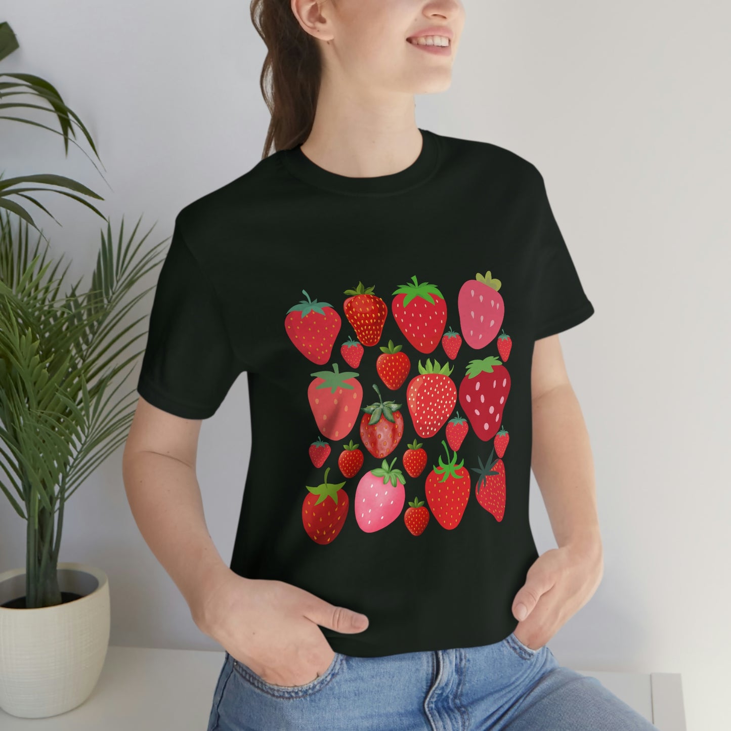 Strawberry Garden Short Sleeved Tshirt