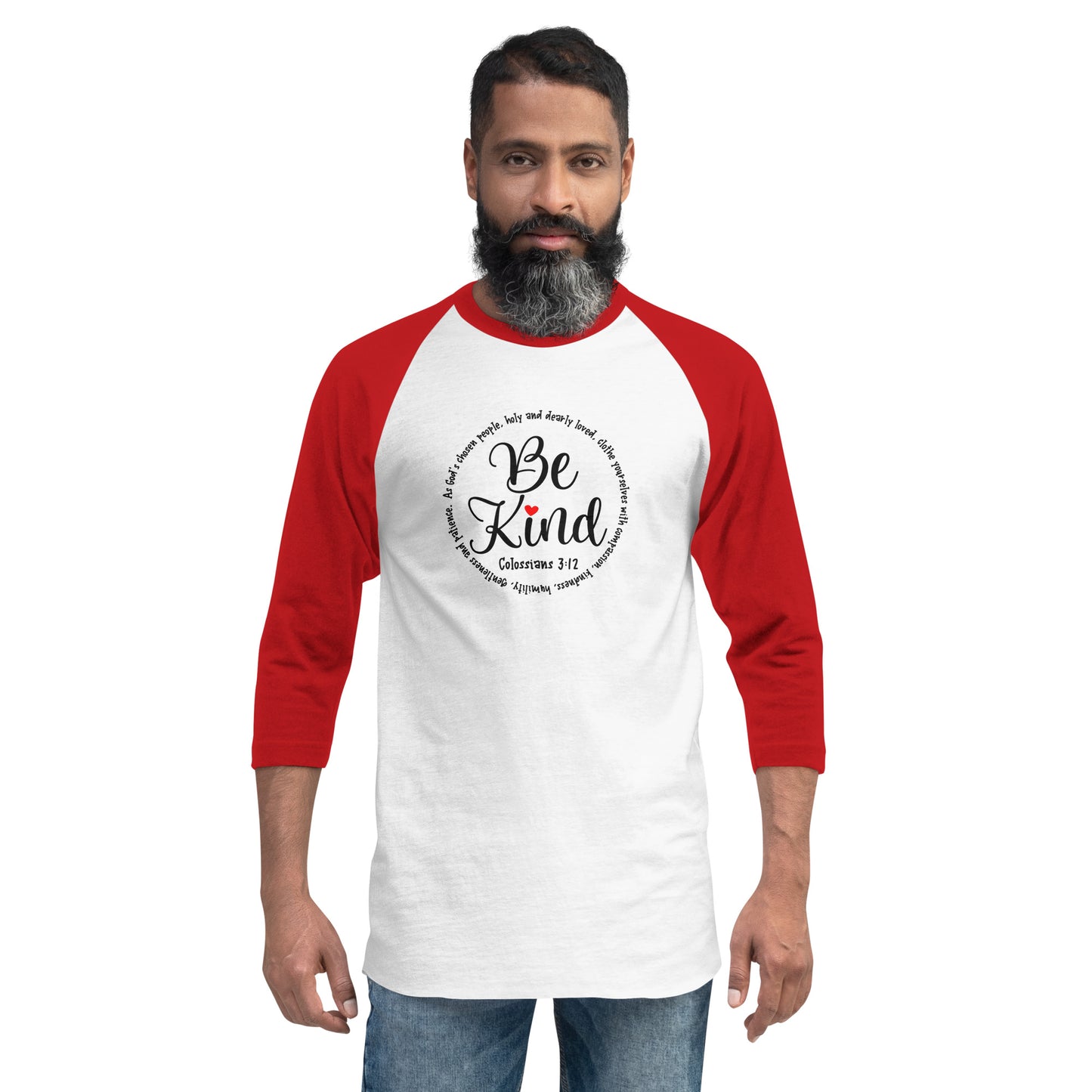 Be Kind Inspirational Baseball Shirt