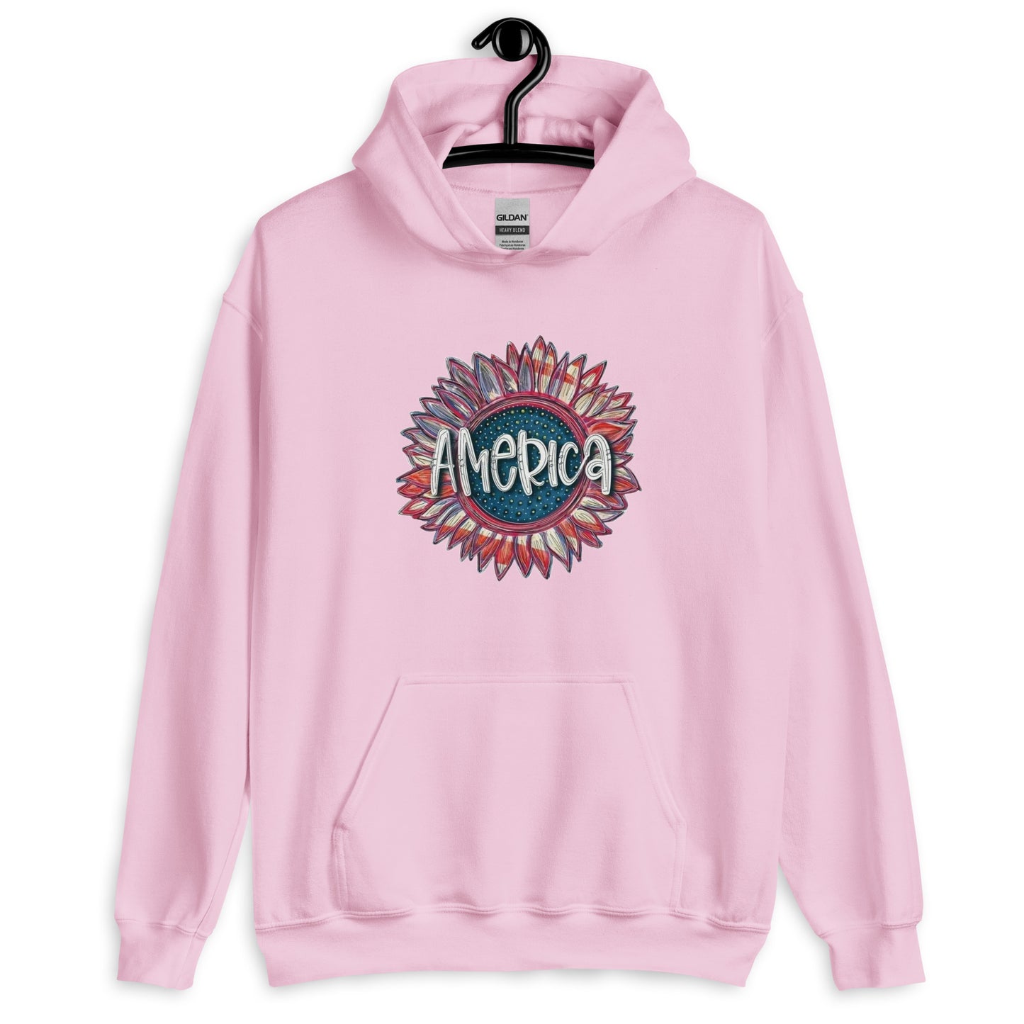 Vintage Sunflower America Hoodie