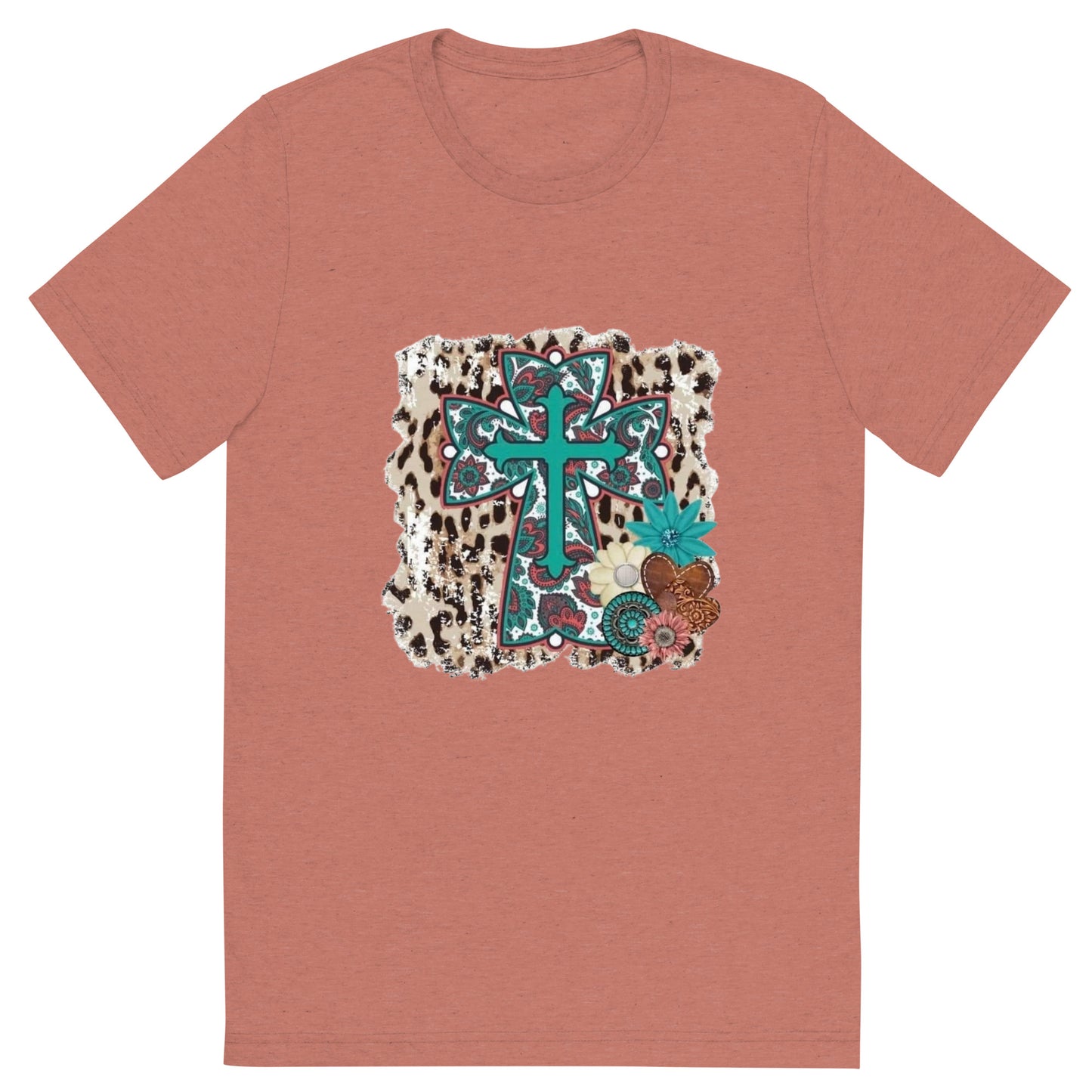 Celtic Cross Country Print Tshirt