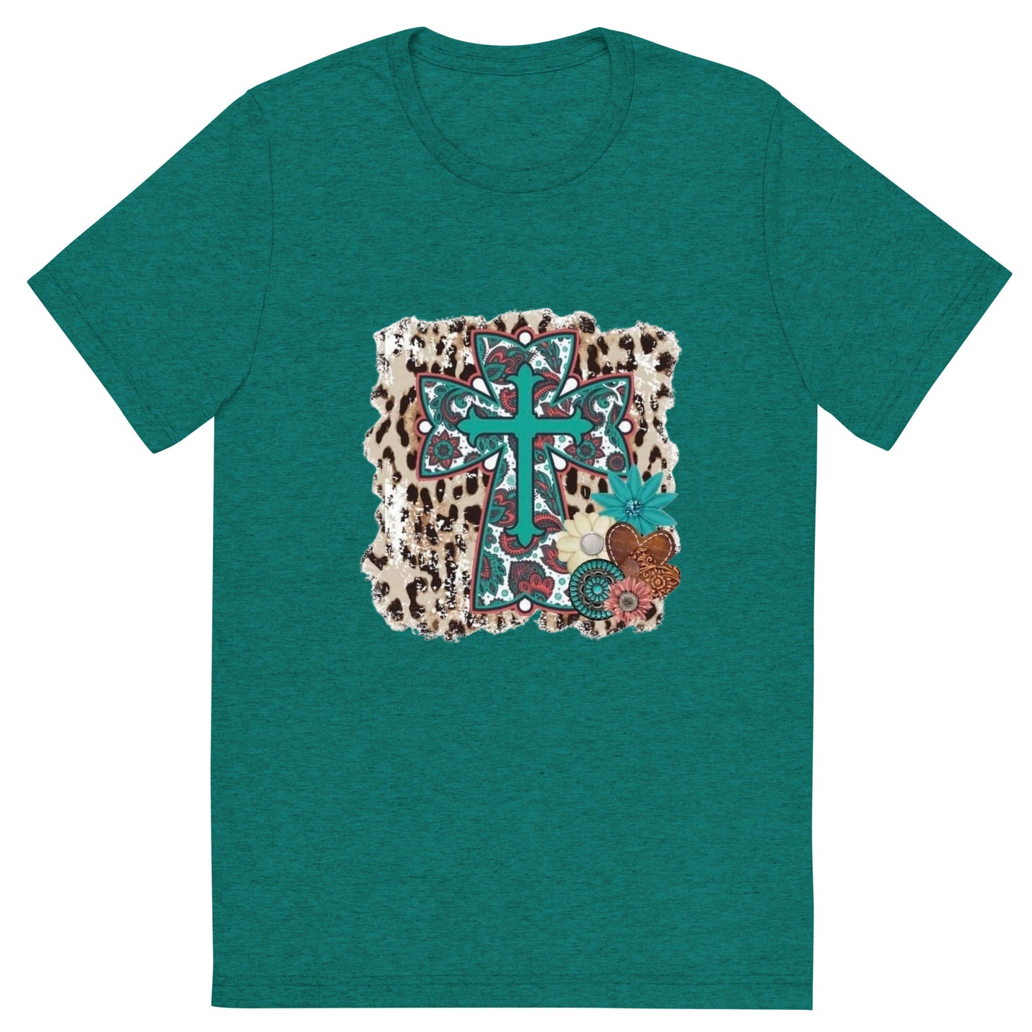 Celtic Cross Country Print Tshirt