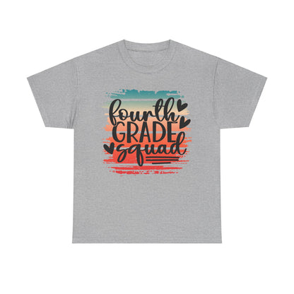 Retro Vintage Styled Fourth Grade Team Shirts