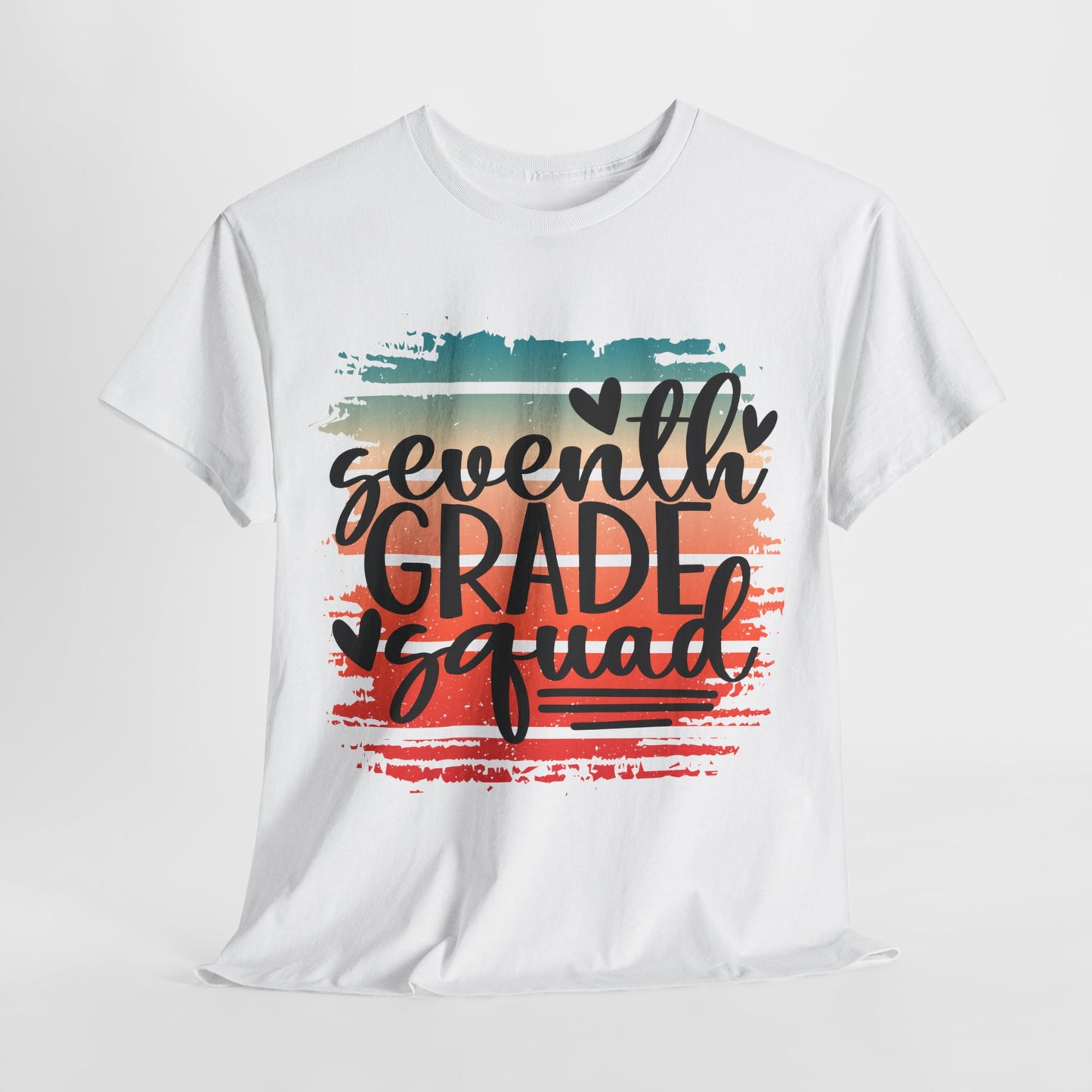 Boho Retro Seventh Grade Squad Class TShirt