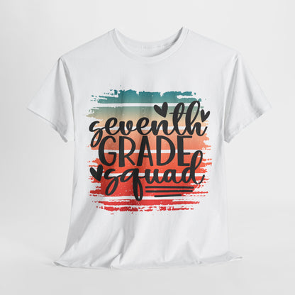 Boho Retro Seventh Grade Squad Class TShirt