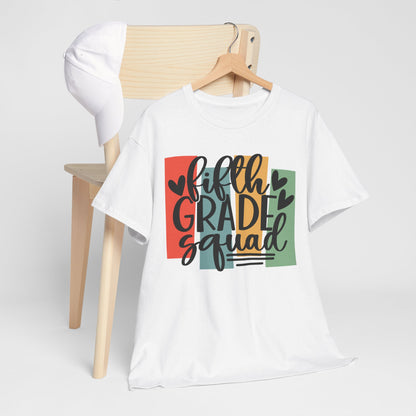 Retro Vintage Fifth Grade Squad Team TShirt