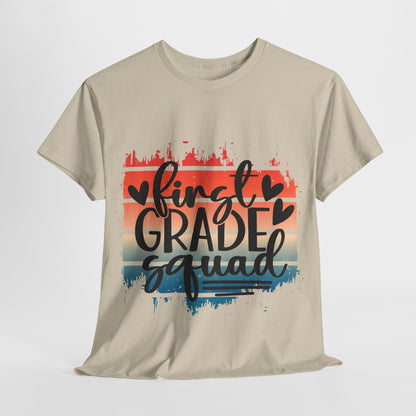 Boho Retro First Grade Squad Class TShirt