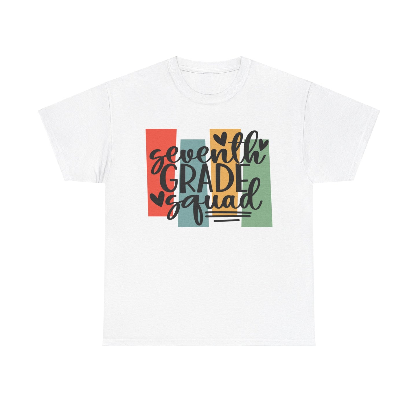 Boho Retro Seventh Grade Squad School TShirt