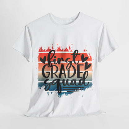Boho Retro First Grade Squad Class TShirt