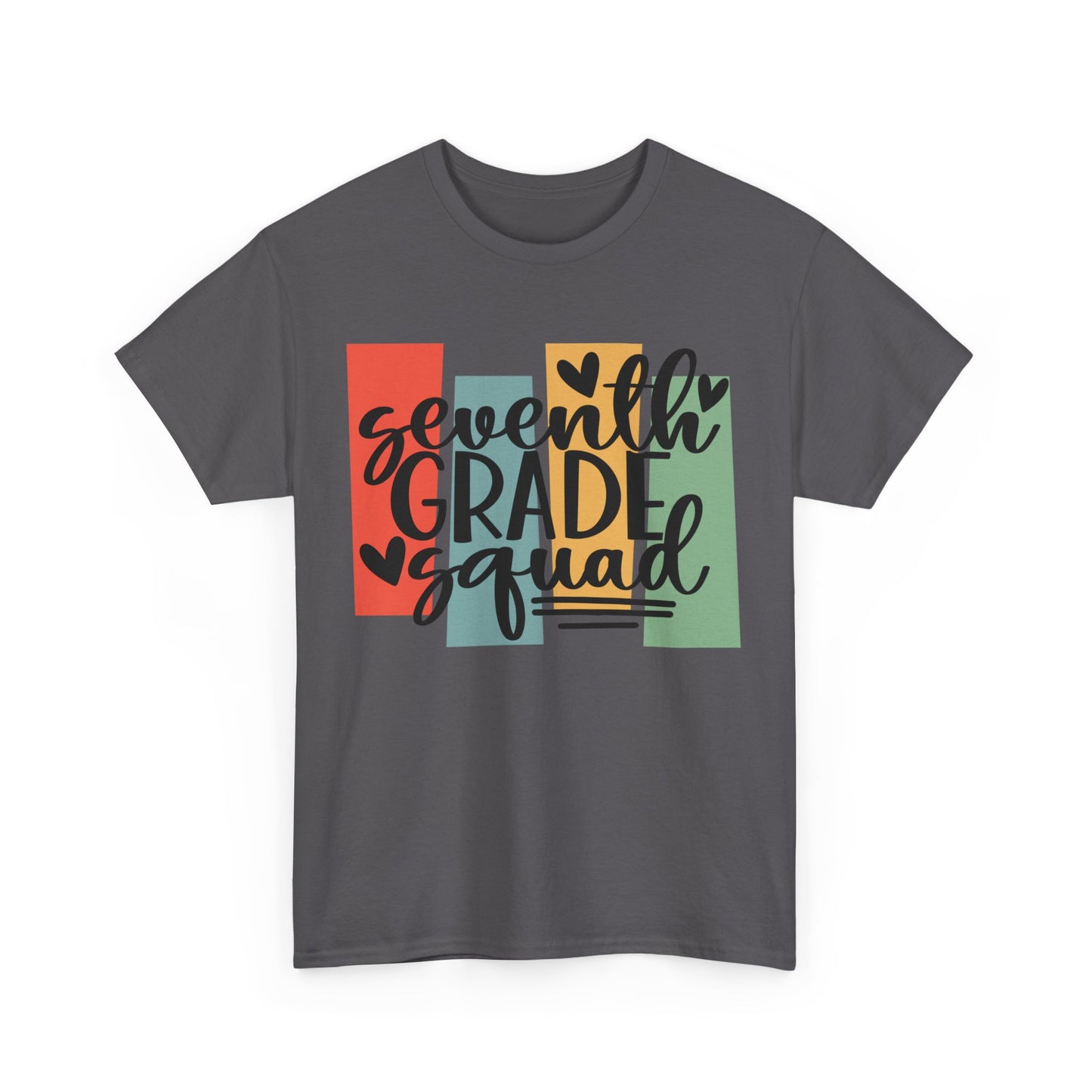 Boho Retro Seventh Grade Squad School TShirt