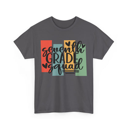 Boho Retro Seventh Grade Squad School TShirt