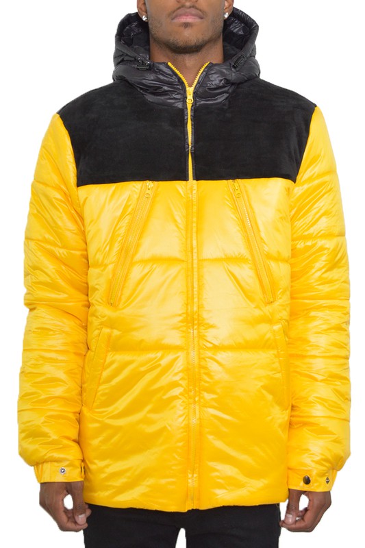 Retro Style Mens  Puffer Jacket