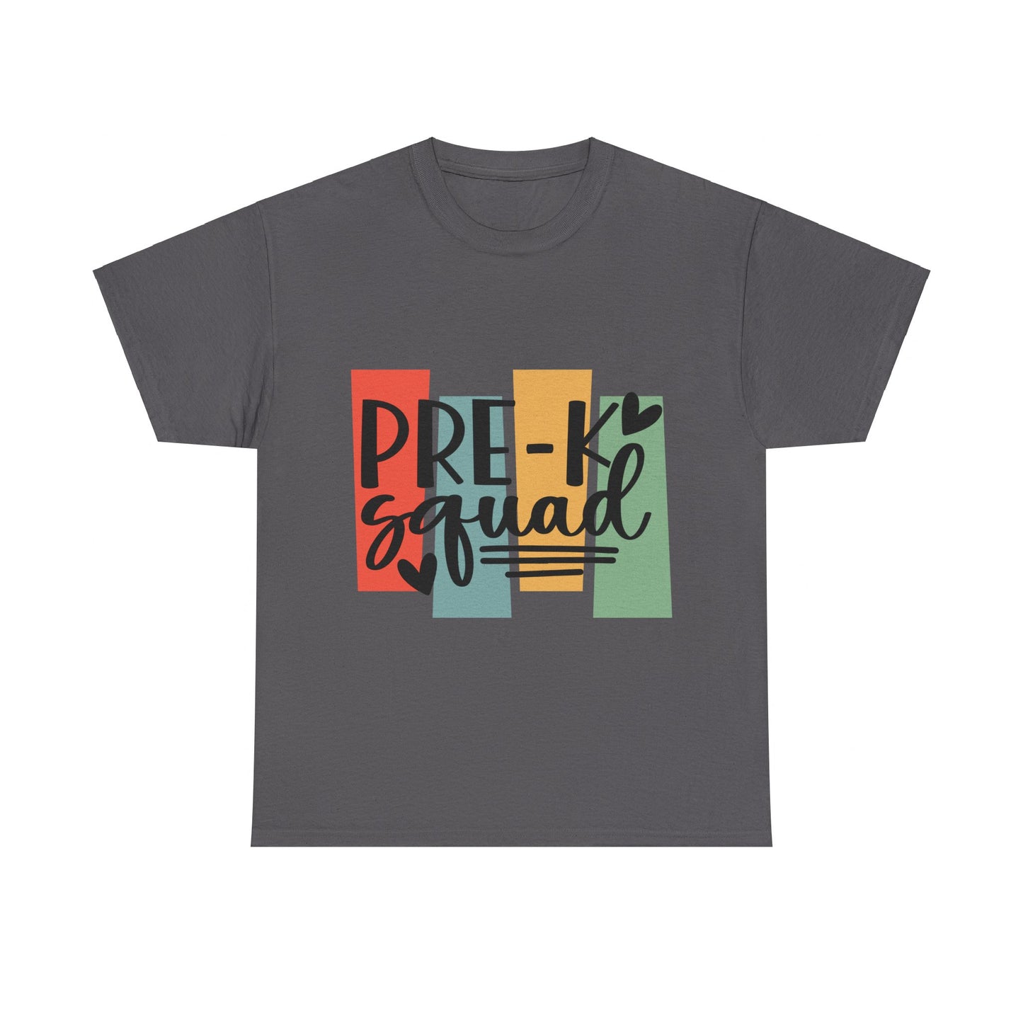 Retro Design Pre-K Squad Team School Shirt