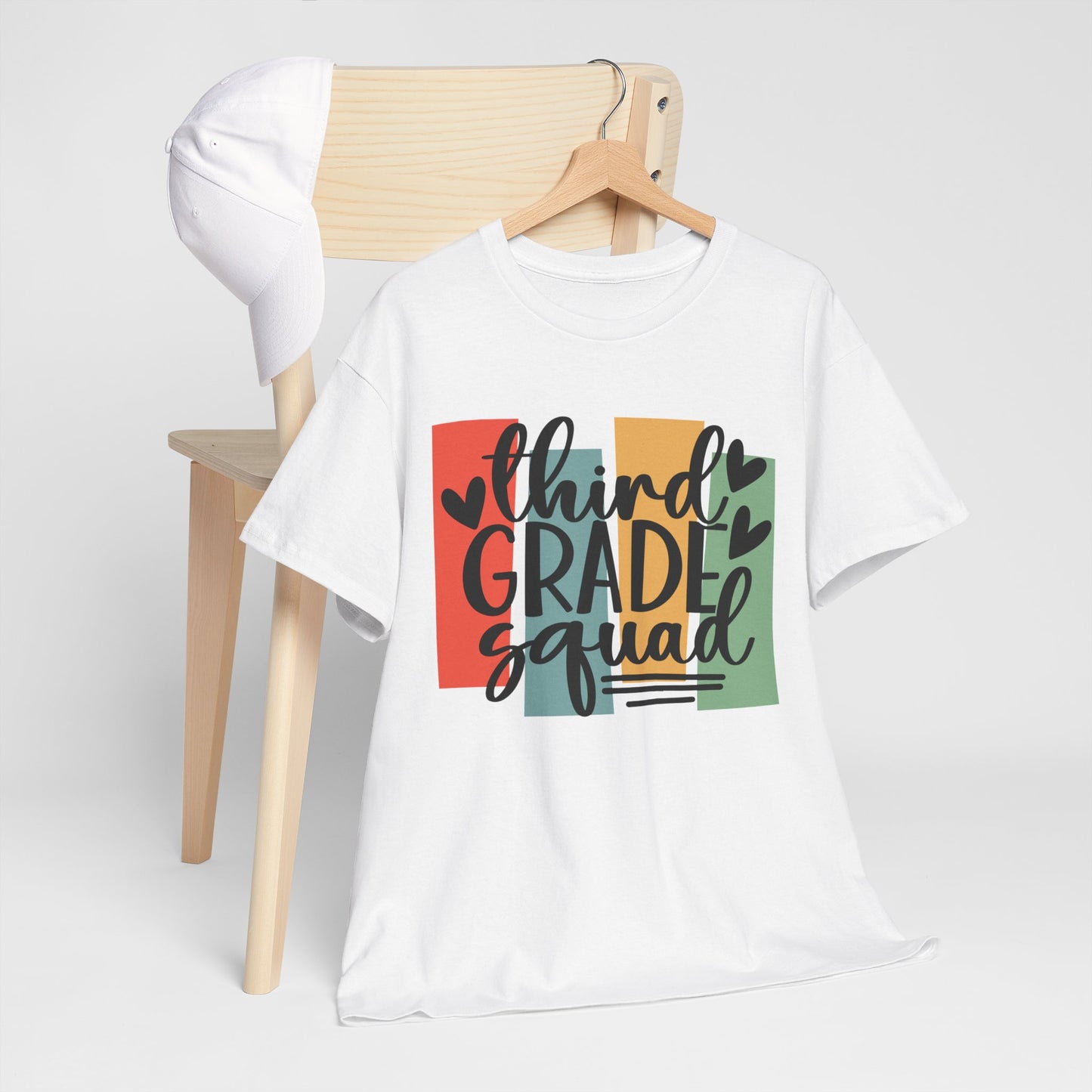 Retro Third Grade Squad Classroom Tshirt