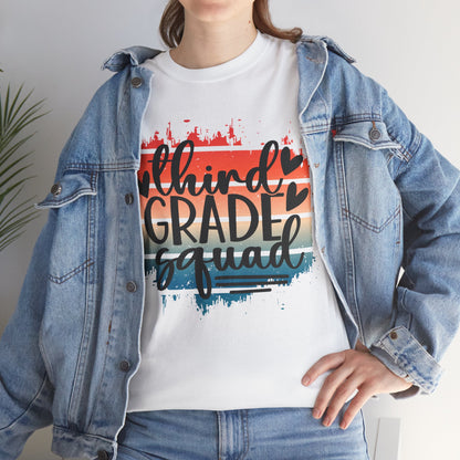 Third Grade Squad Teacher Team TShirt
