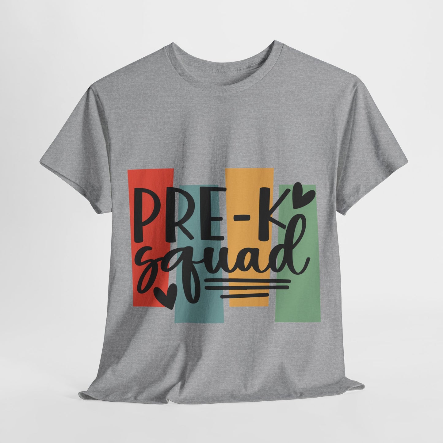 Retro Design Pre-K Squad Team School Shirt
