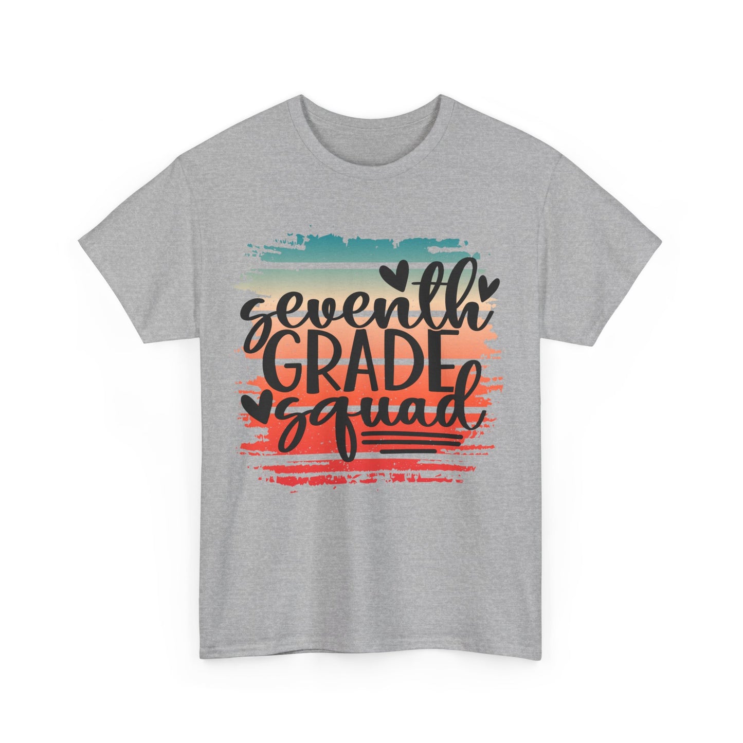 Boho Retro Seventh Grade Squad Class TShirt
