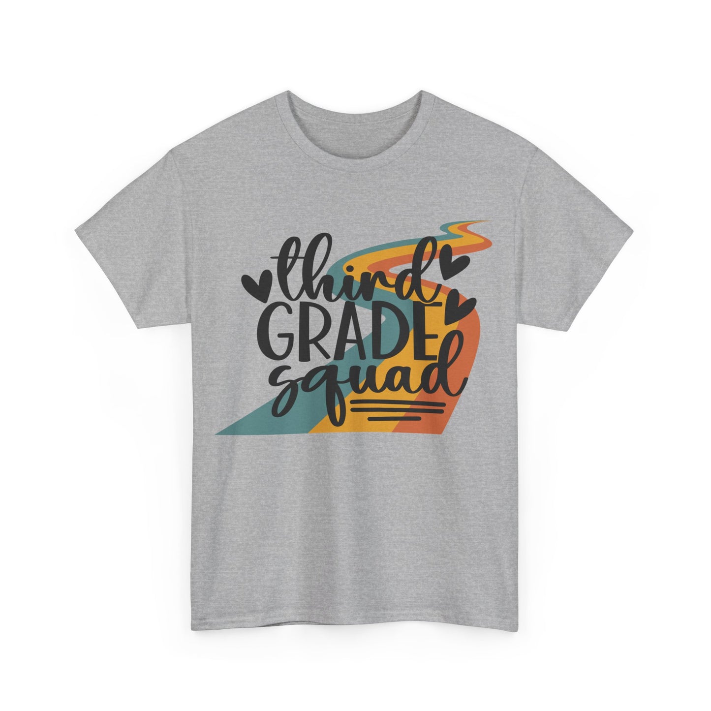 Third Grade Retro Squad Design Tshirt