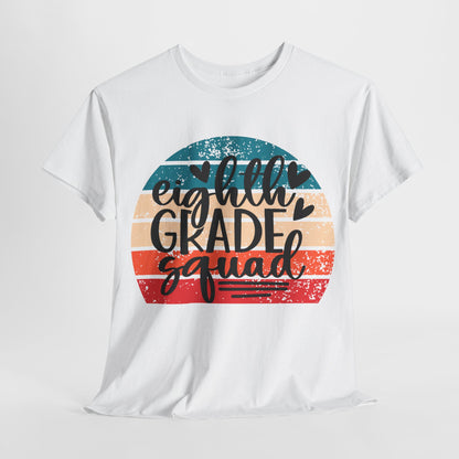 Boho Eighth Grade Squad Teacher Team Shirt