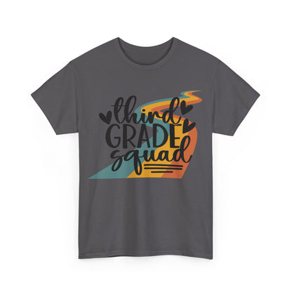 Third Grade Retro Squad Design Tshirt