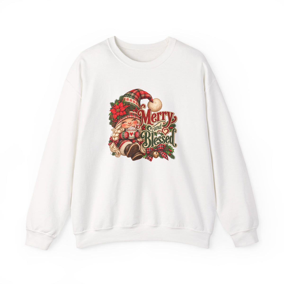 Merry and Blessed Christmas Gnome Sweatshirt