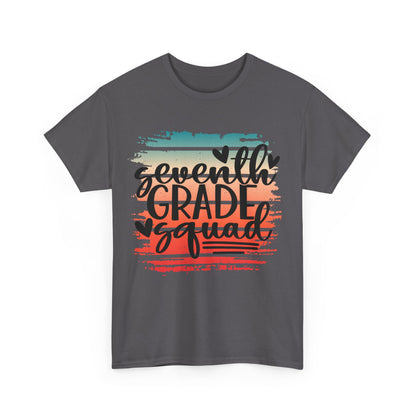 Boho Retro Seventh Grade Squad Class TShirt