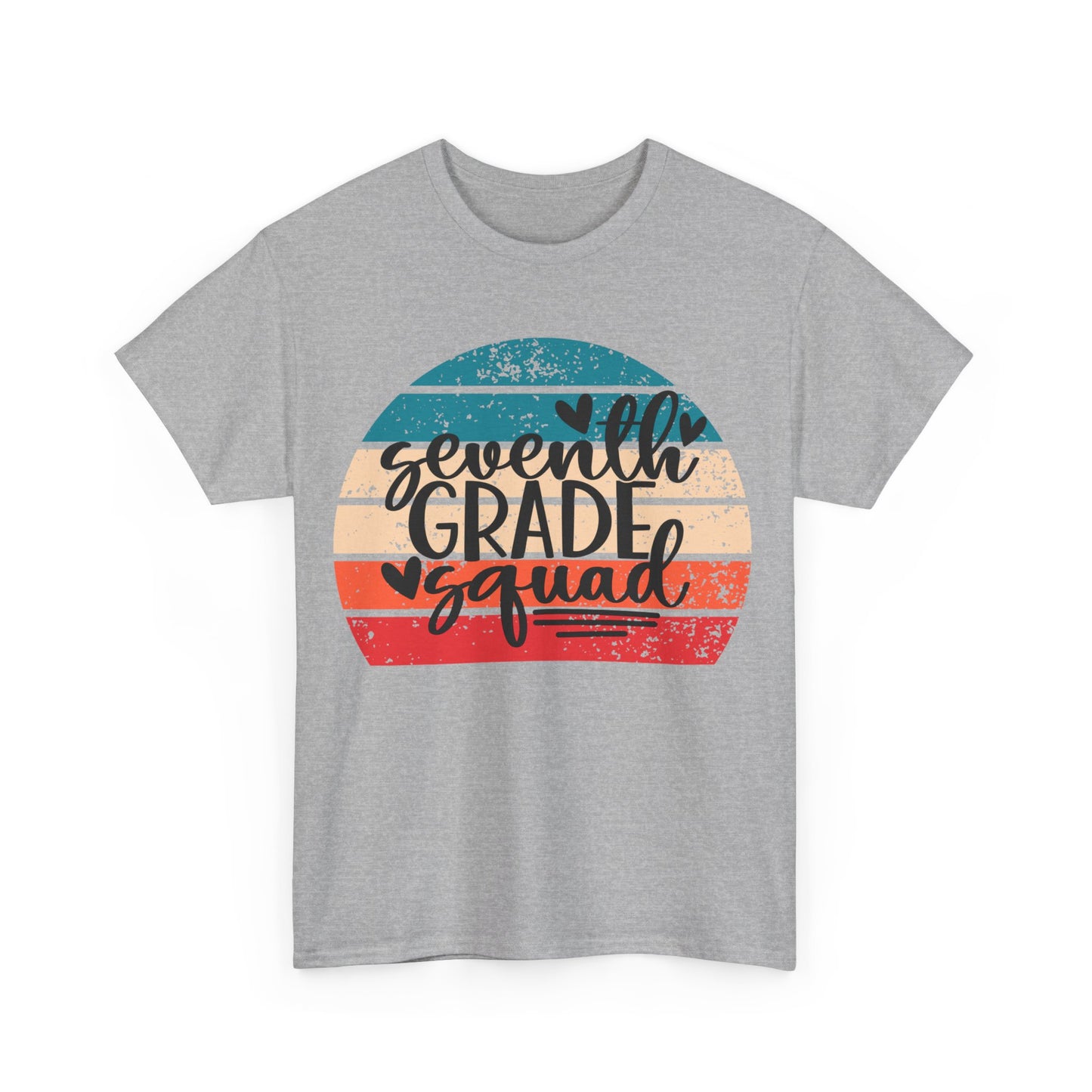 Retro Boho Seventh Grade Squad Classroom Team TShirt